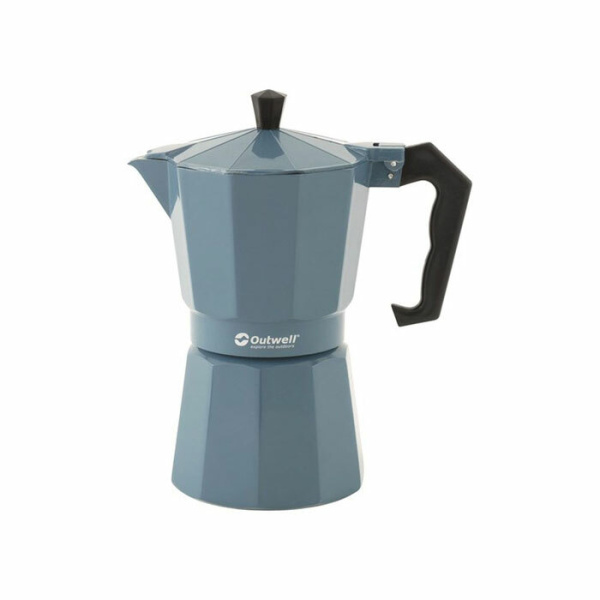 Кофеварка гейзерная Outwell: Alava Espresso Maker 2 Cups 0.1 л (Blue Shadow)